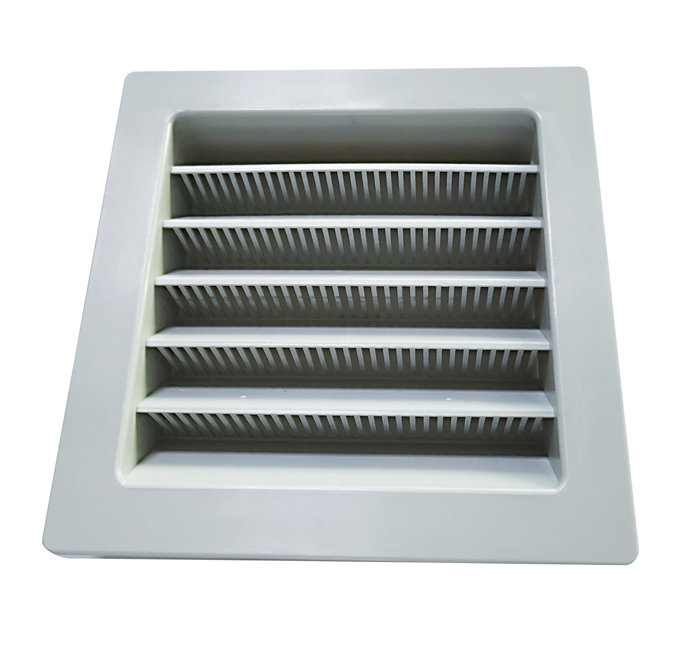 Sjalusirist 15 x 15 cm hvit